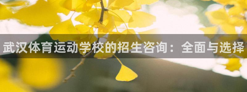 凯发官网下载官方客服电话：武汉体育运动学校的招生咨询