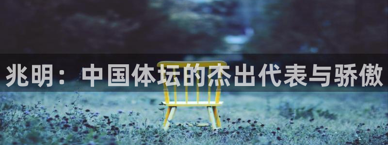 凯发官方正版app神州：兆明：中国体坛的杰出代表与骄傲