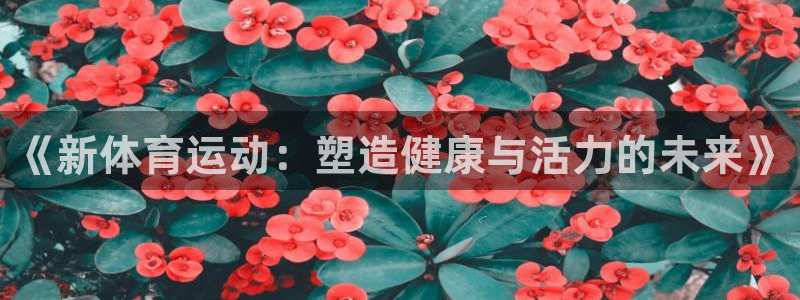 凯发官网下载招商电话是多少号码：《新体育运动：塑造健