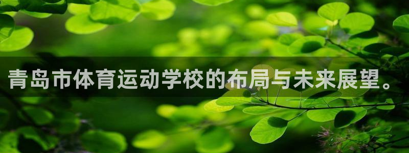 凯发官网下载联系电话：青岛市体育运动学校的布局与未来展望。